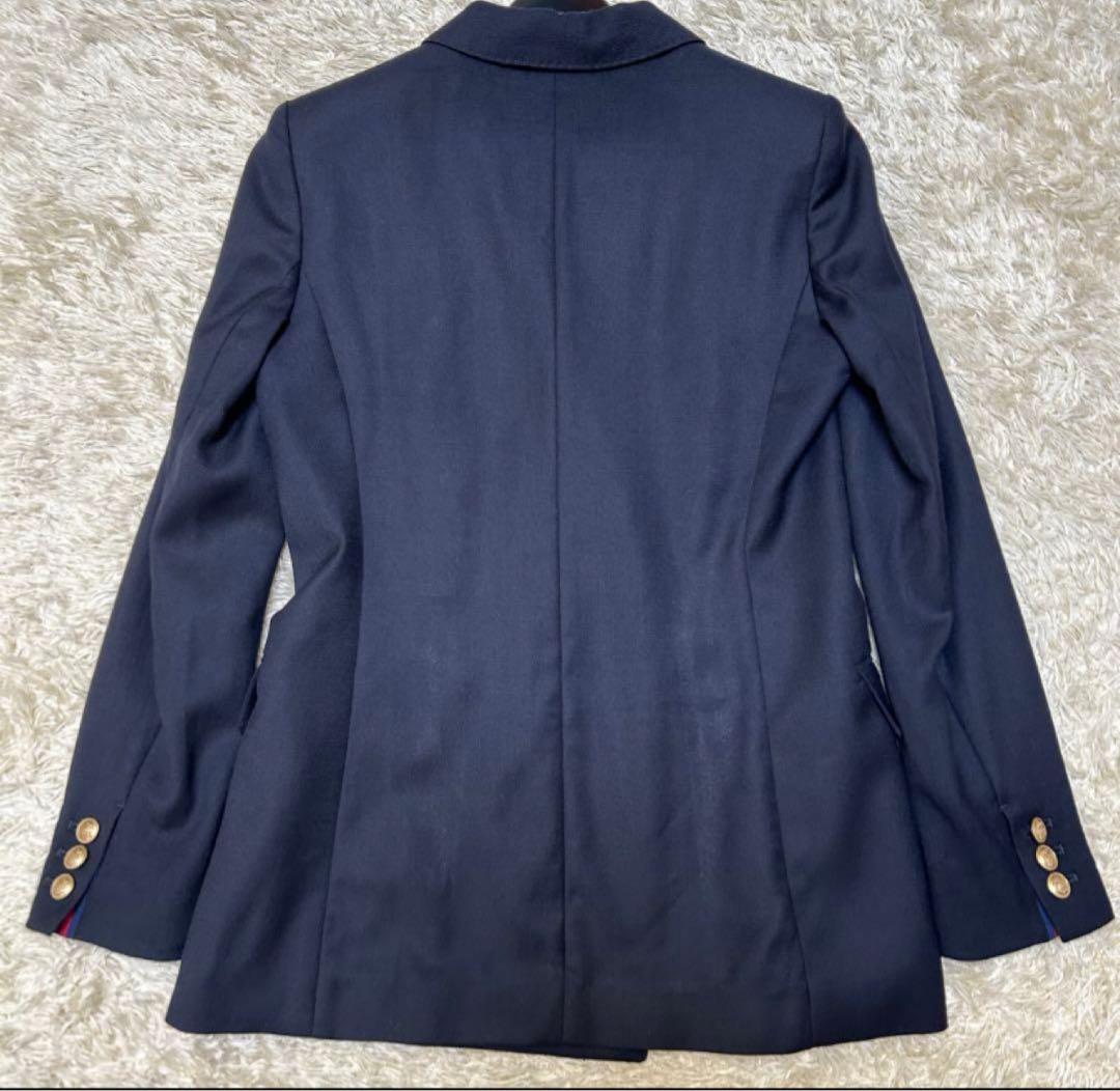 未使用級✨ANAYI ウールオックスダブルジャケット　紺ブレ　金ボタン　現行