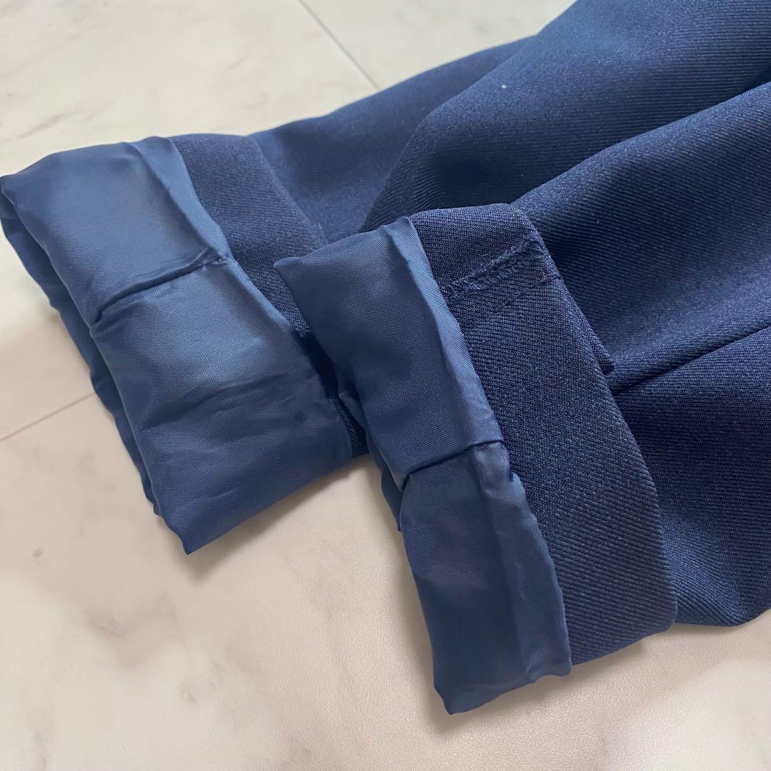 美品✨EAST BOY 160卒服　ネイビーブレザー　金ボタン　チェックスカート