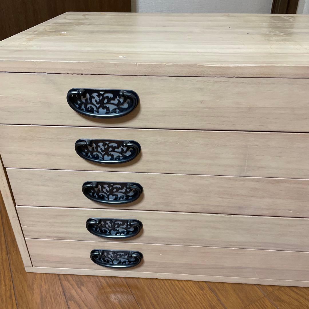 値下しました　桐箪笥5段　幅101 高さ39 奥行43.5 【5月25日まで