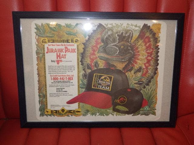マクドナルド★ポスター★35★ビンテージ★壁掛け★ジュラシックパーク★恐竜