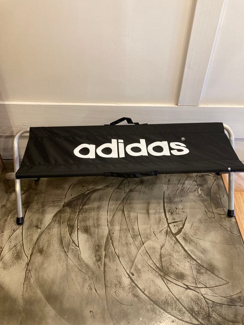 デッドストックadidasアウトドアベンチvintageアディダス折り畳み椅子