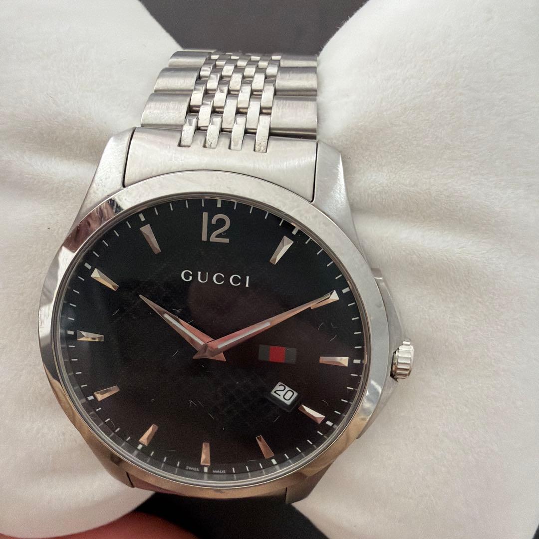 GUCCI Gタイムレス 腕時計 ステンレススチール 126.3