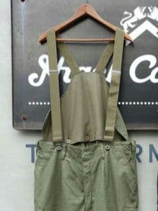 ナイジェルケーボン ジャーマンアーミーサスペンダーパンツ 36