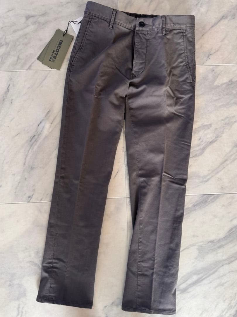 【新品未使用】INCOTEX(インコテックス)コットンパンツ 29