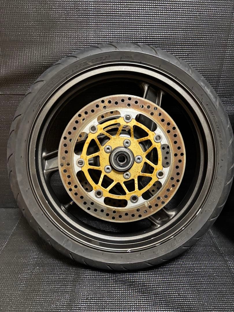 zrx400 ホイール 前後セット ブレーキローター スプロケ付き