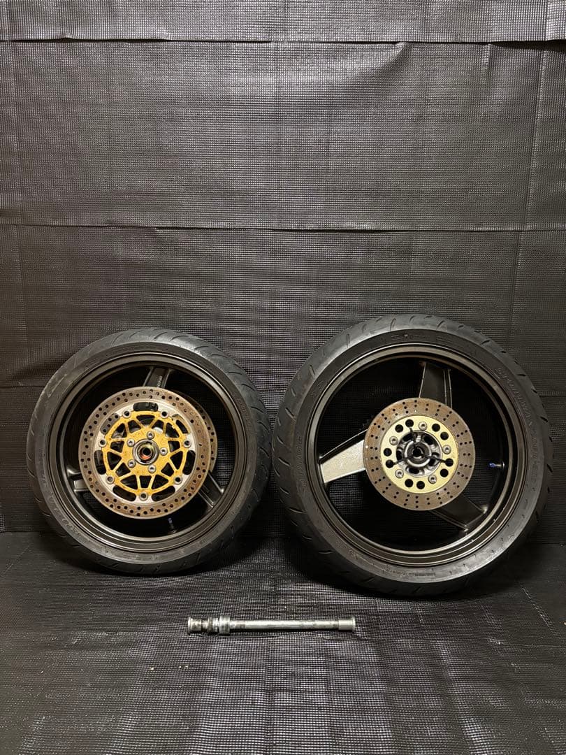 zrx400 ホイール 前後セット ブレーキローター スプロケ付き