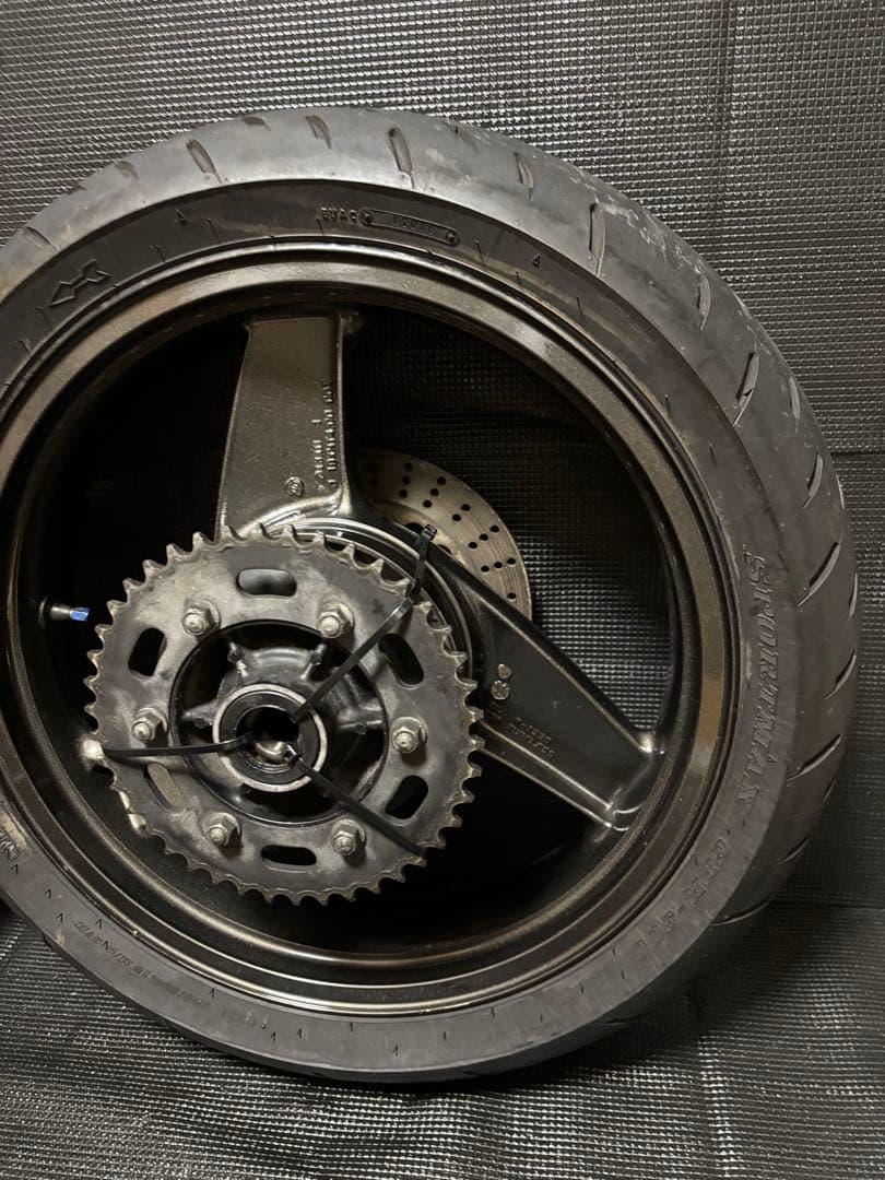 zrx400 ホイール 前後セット ブレーキローター スプロケ付き