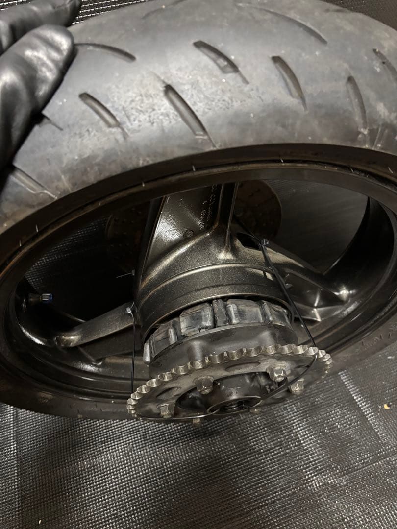 zrx400 ホイール 前後セット ブレーキローター スプロケ付き