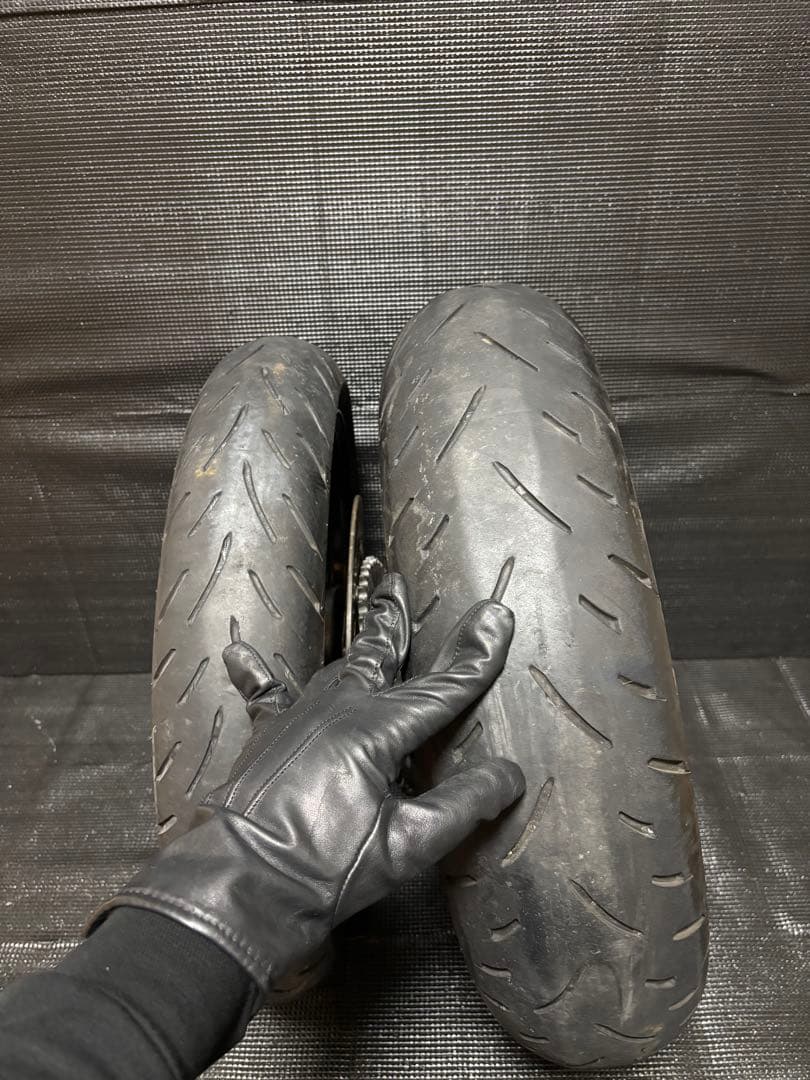 zrx400 ホイール 前後セット ブレーキローター スプロケ付き