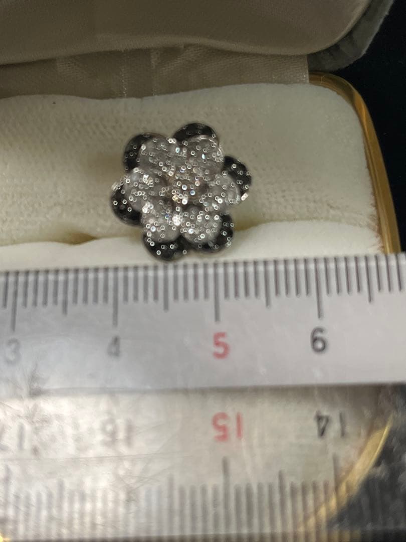 専用超美品未使用に近い笠原真寿美k18WGペントップQVC gstv