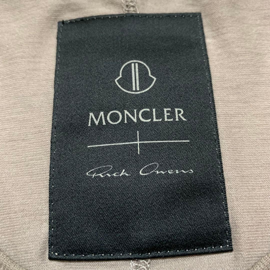 MONCLER Rick owens タンクトップ ロゴ入り　グレー　4S408