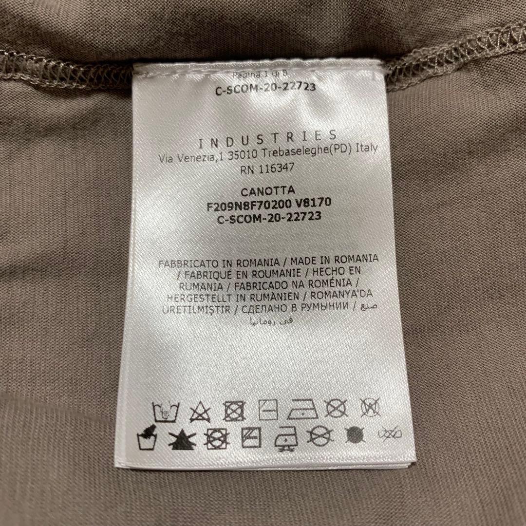 MONCLER Rick owens タンクトップ ロゴ入り　グレー　4S408