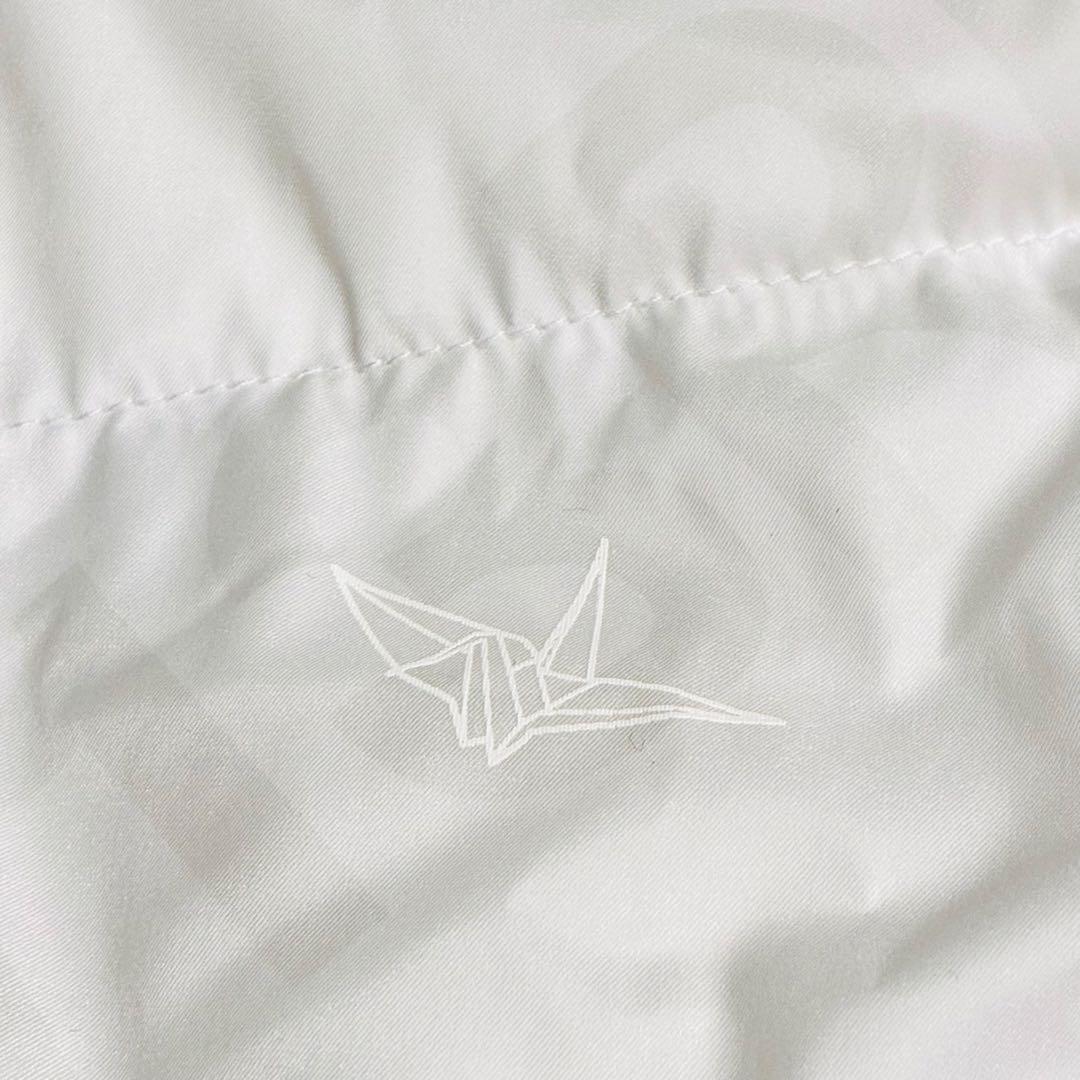 1piu1uguale3 RELAXダウンベスト ホワイト S ダブルジップ