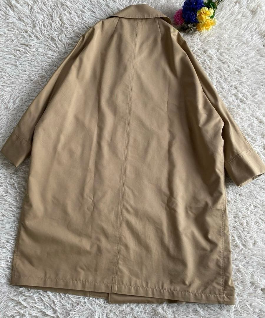 せっさんTICCA ティッカ　テントトレンチコート　ベージュ