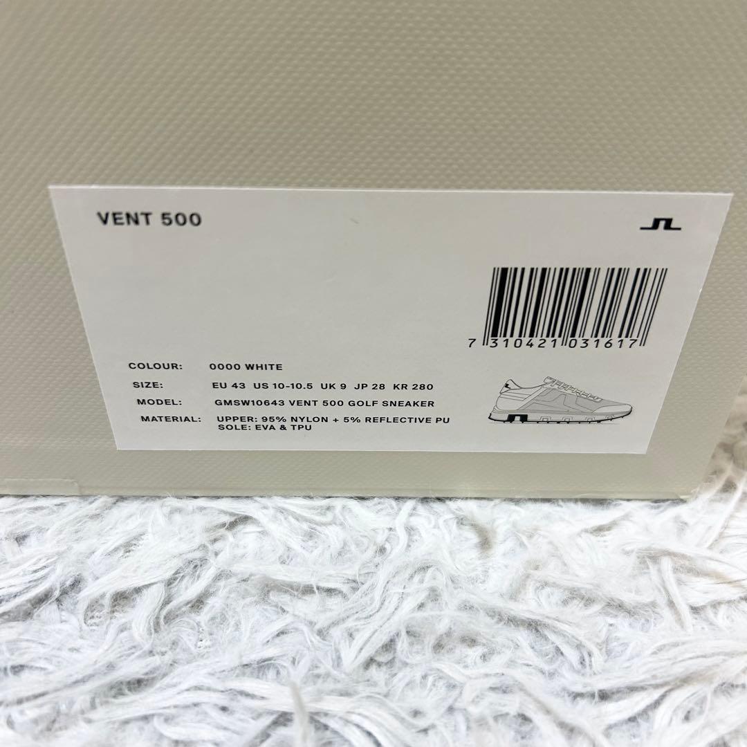 新品　ジェイリンドバーグ　シューズ　スパイクレス　ホワイト　28.0