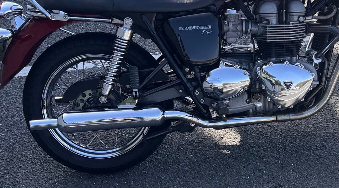 大和ステンレス　トライアンフ　空冷ボンネビルT100 マフラー