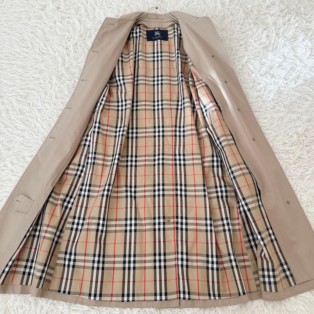 極美品✨バーバリーロンドン ステンカラーコート ロング ベルト ライナー 9AR