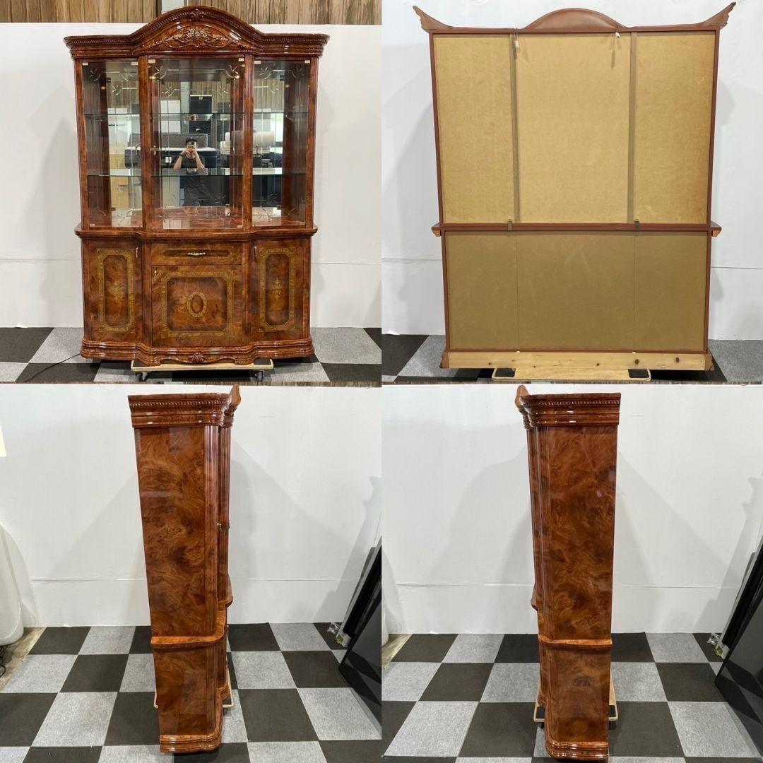 引取限定 サルタレッリ グランデ カップボード 飾り棚 家具 Ju171