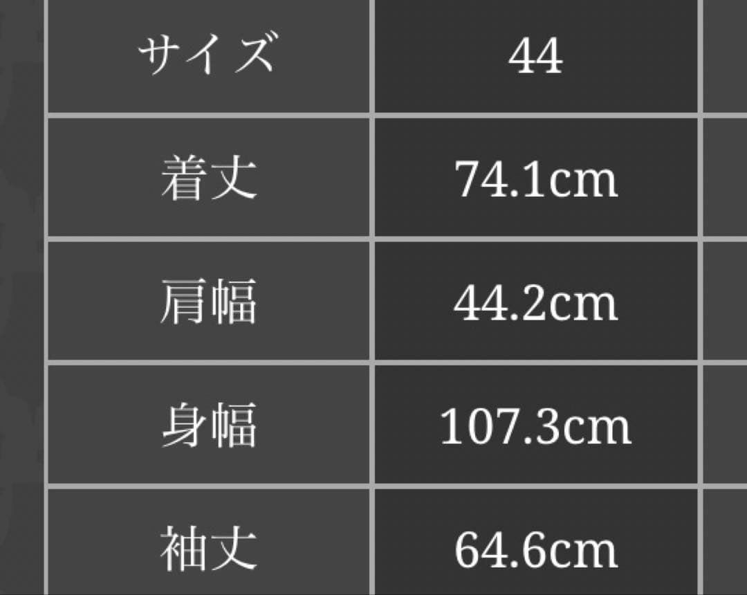 未使用MASU25AW CRATER TAILORED JACKET 44