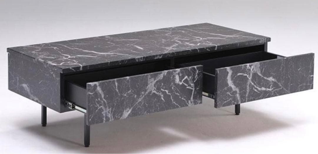 テーブル センターテーブル ローテーブル 幅120cm 木製 大理石調柄