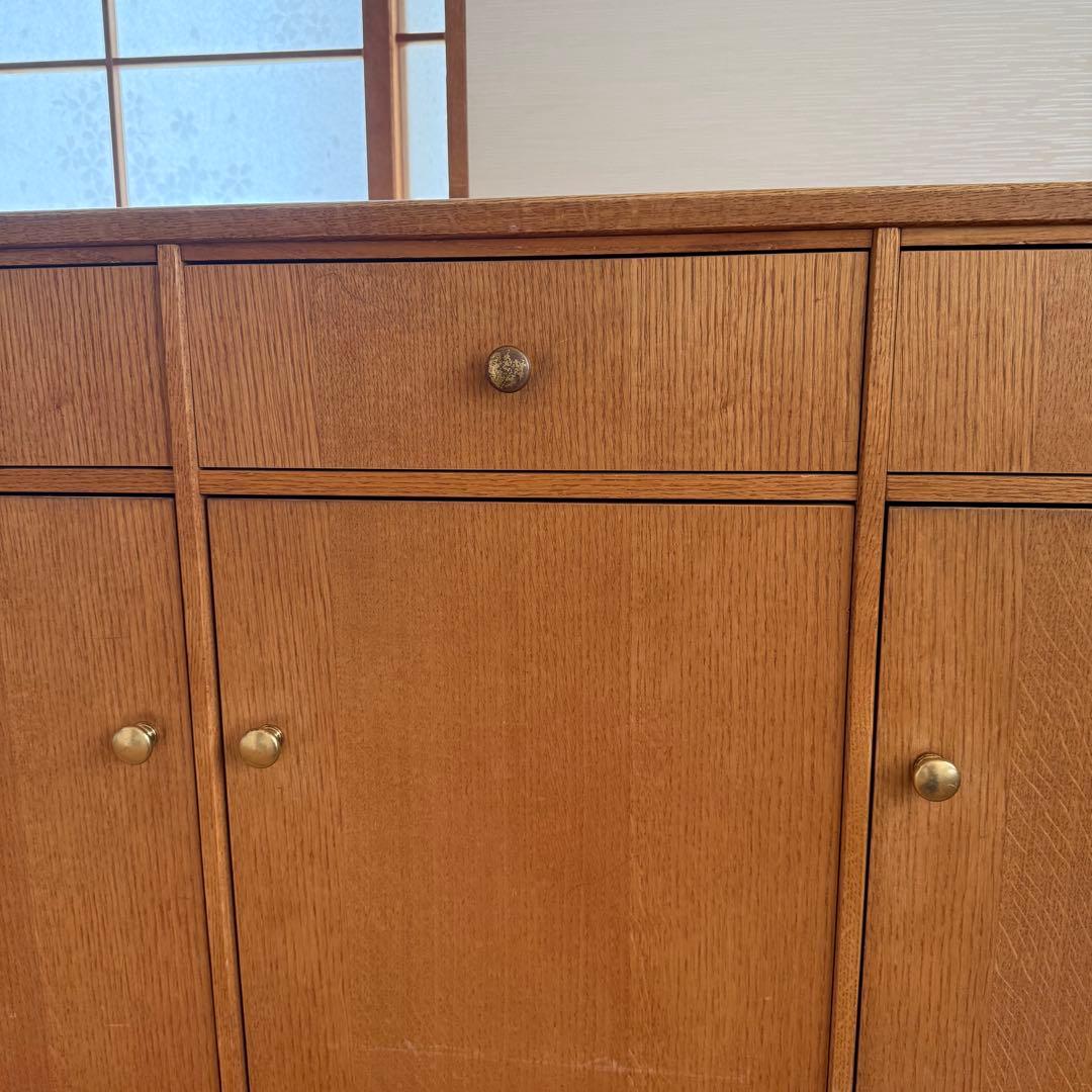 モモナチュラル　サイドボード　カップボード