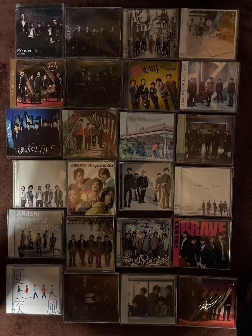 嵐シングルCD 初回限定盤（ビデオメイキング）２4枚まとめ売り