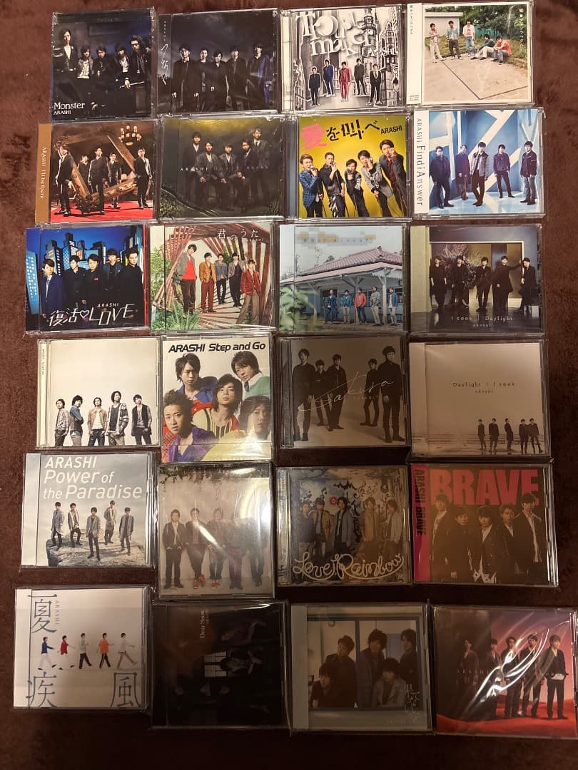 嵐シングルCD 初回限定盤（ビデオメイキング）２4枚まとめ売り