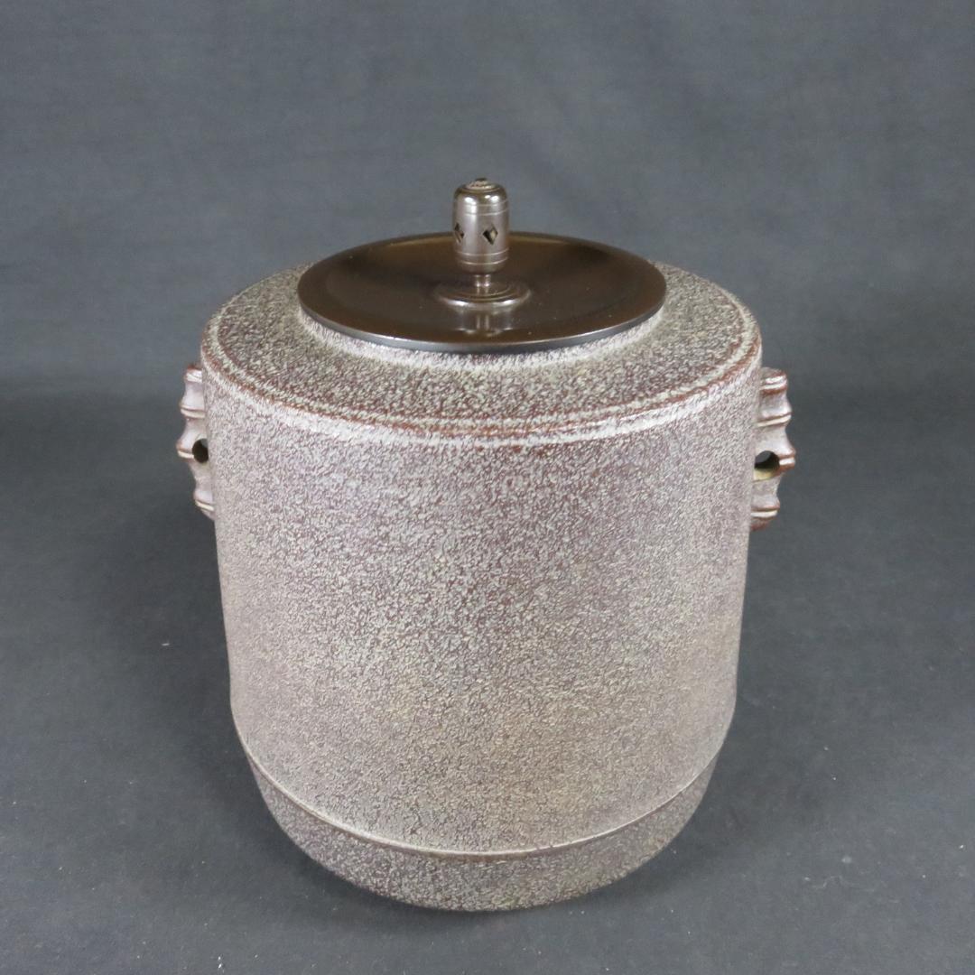 筒釜 茶釜 釜師 高橋敬典 人間国宝 木箱 共箱 茶道具 茶器