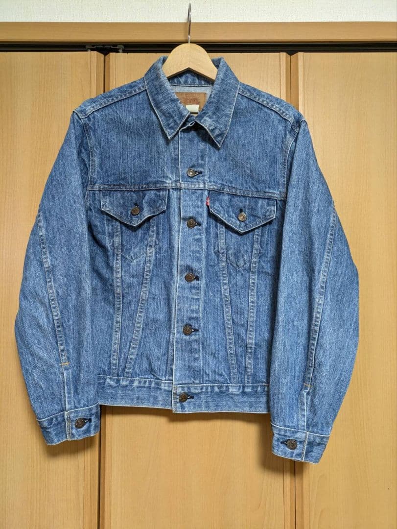 ど*ん様 リーバイス 70505 USA製 42 ケアタグ デニムジャケット