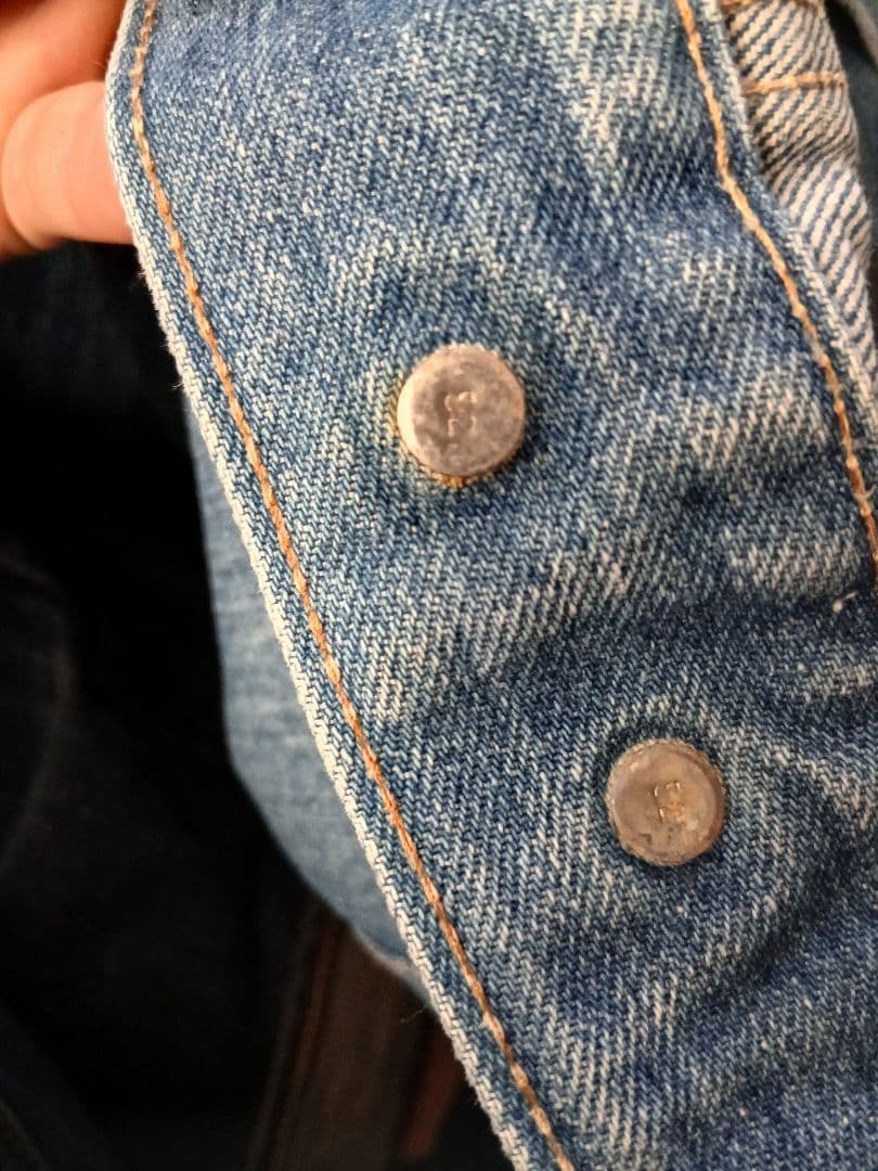 ど*ん様 リーバイス 70505 USA製 42 ケアタグ デニムジャケット