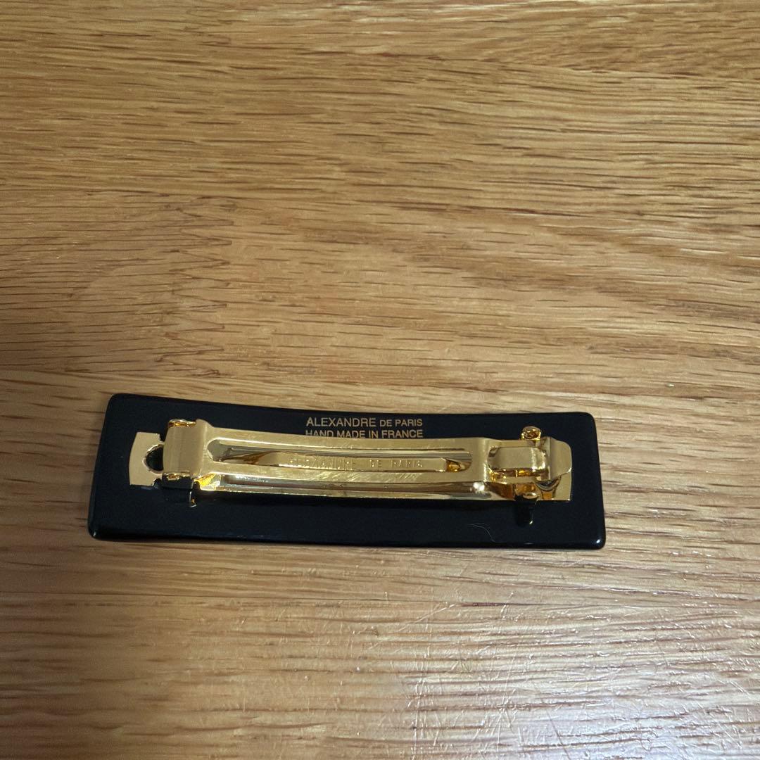 激レア/ALEXANDRE DE PARIS ドット柄ヘアクリップ　バレッタ