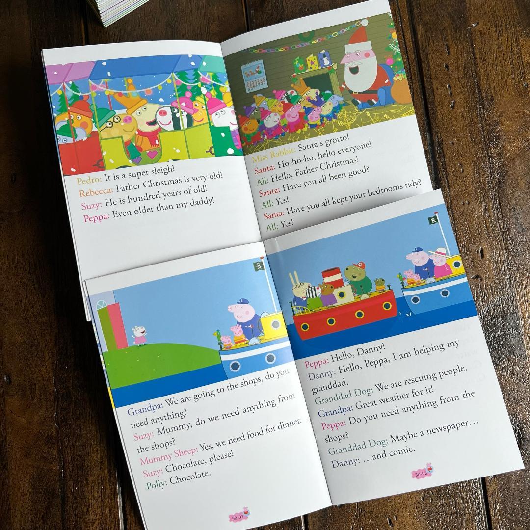 Peppa Pig ペッパピッグ シリーズ1-3 英語絵本157冊