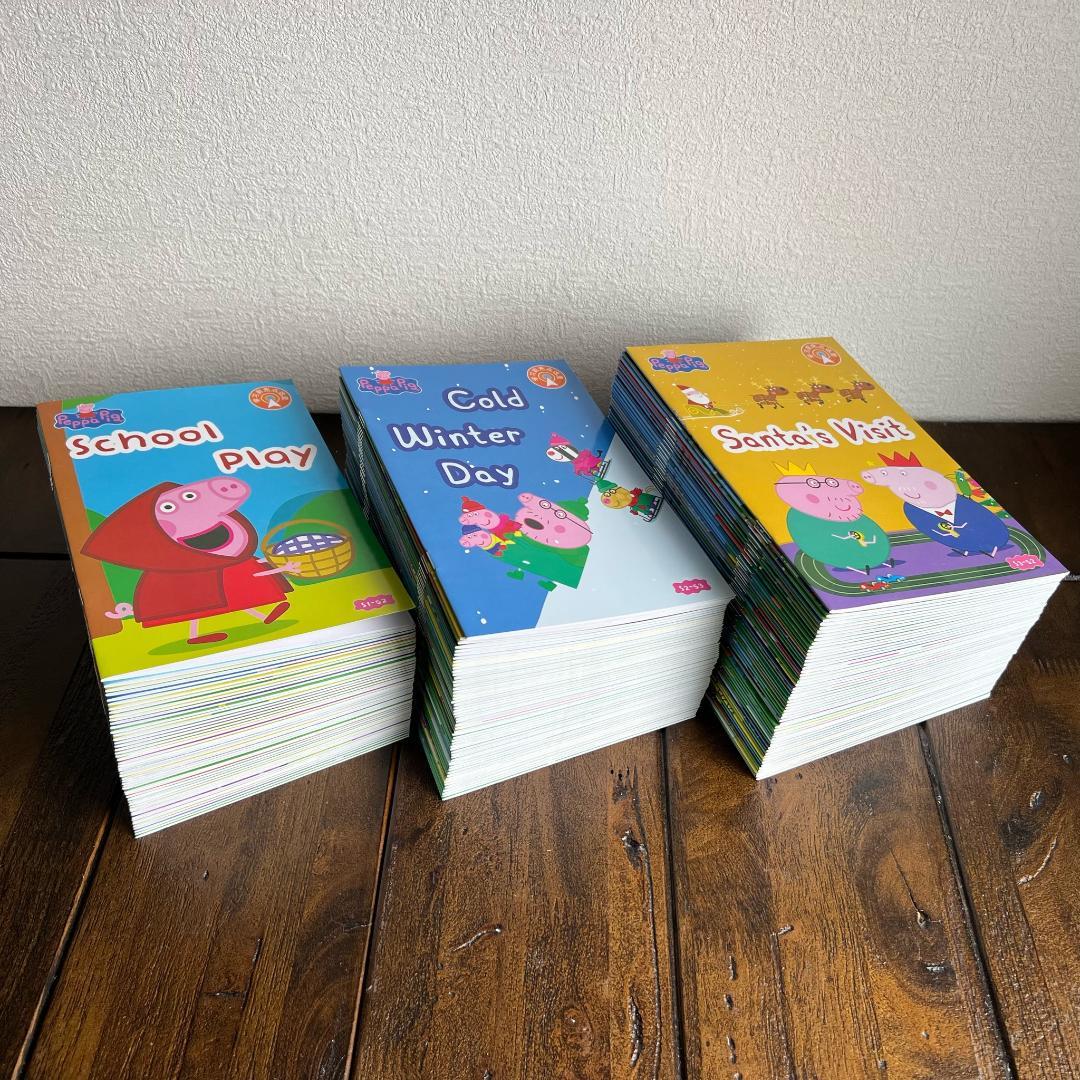 Peppa Pig ペッパピッグ シリーズ1-3 英語絵本157冊