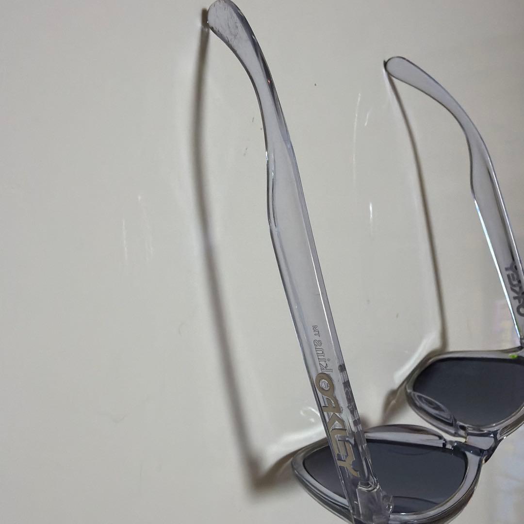 OAKLEY オークリ Frogskinsフロッグスキン クリア 袋付き