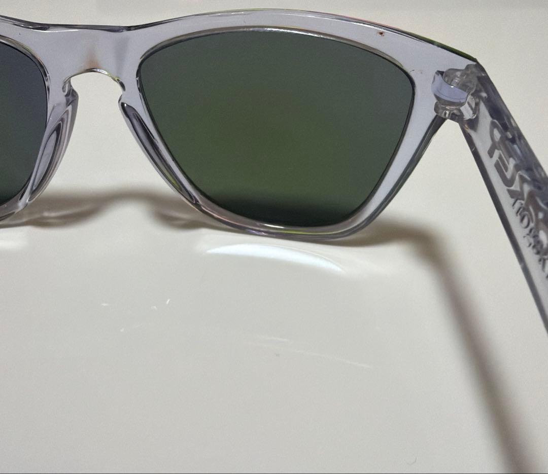 OAKLEY オークリ Frogskinsフロッグスキン クリア 袋付き