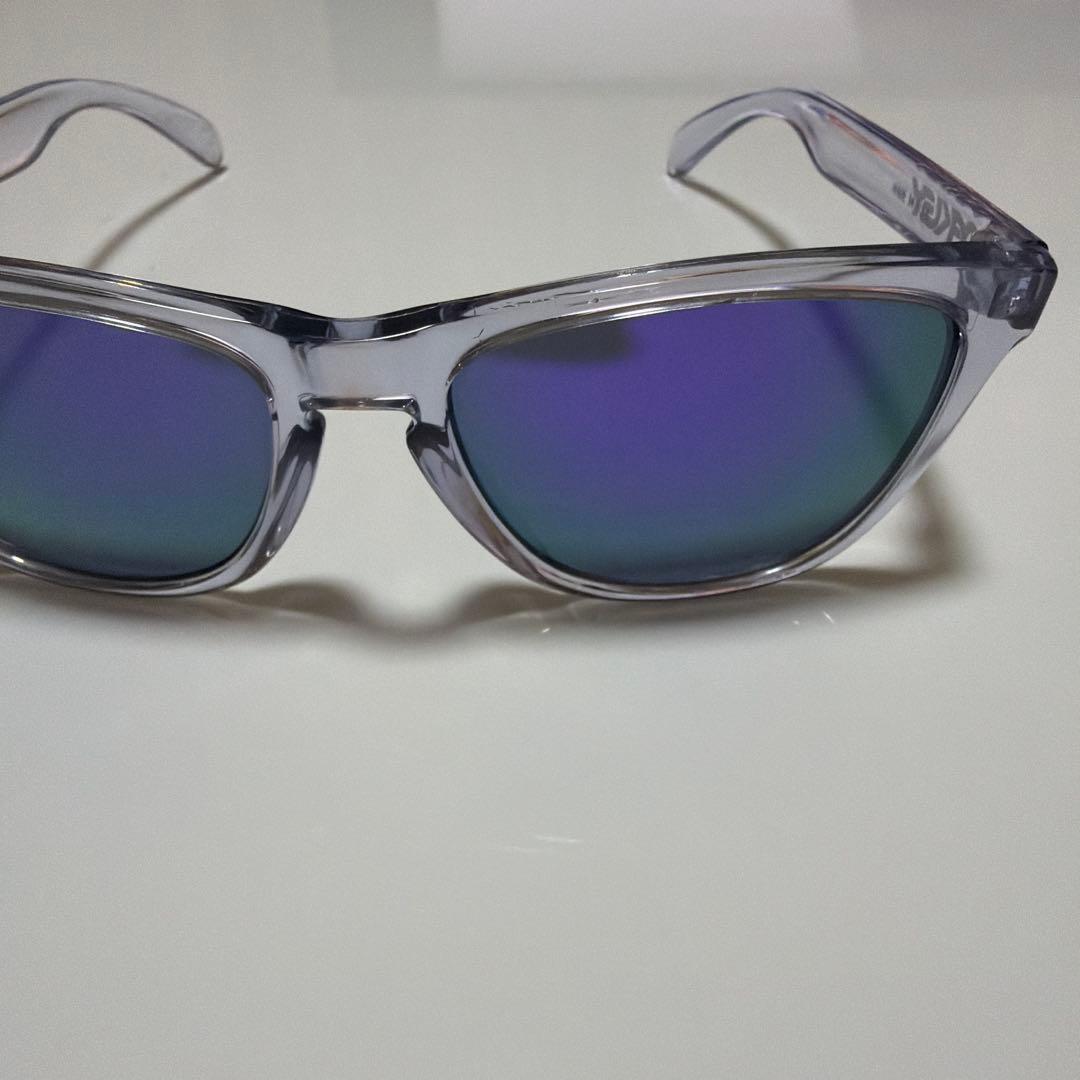 OAKLEY オークリ Frogskinsフロッグスキン クリア 袋付き