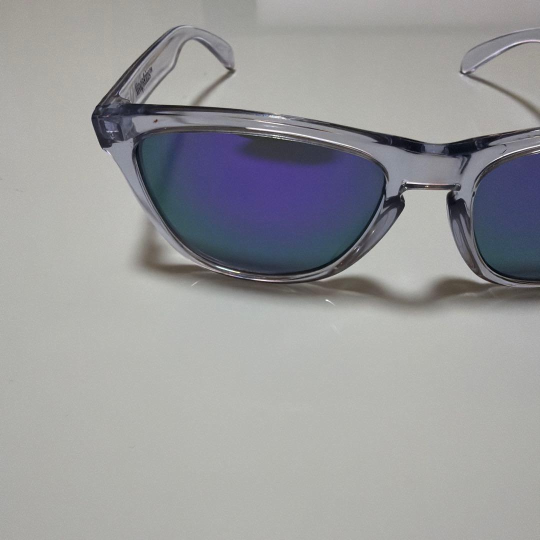 OAKLEY オークリ Frogskinsフロッグスキン クリア 袋付き