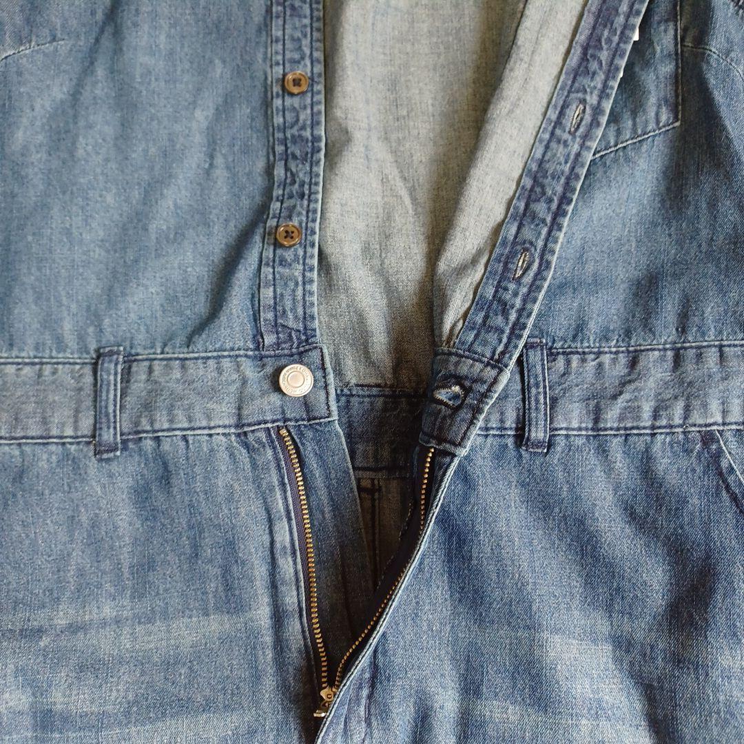 ロングデニムワンピース