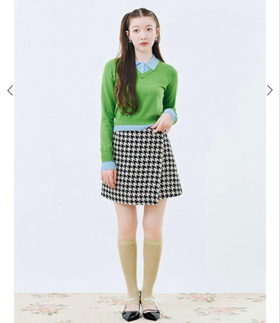 LILY BROWN リリー ブラウン　ロービングチェックスカショーパン