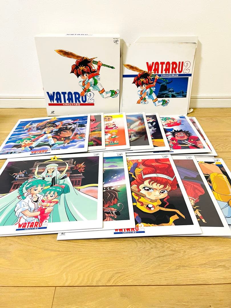 魔神英雄伝ワタル 創界山完全大絵巻 レーザーディスク LD BOX 1&2