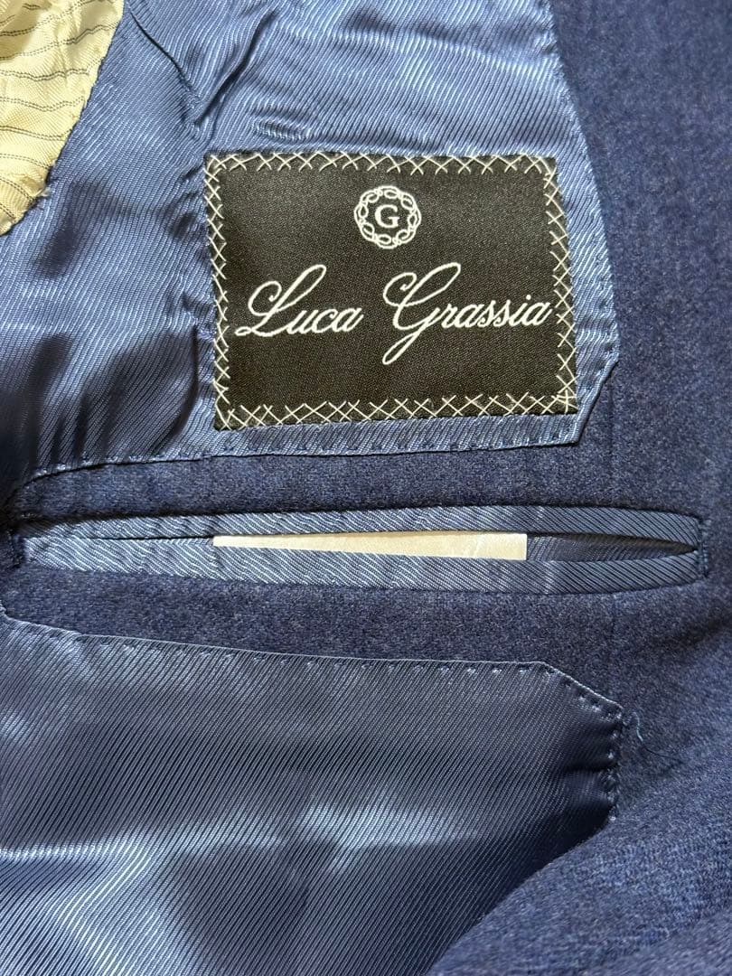 LUCA GRASSIA ルカ グラシア ウール テーラード ジャケット 44