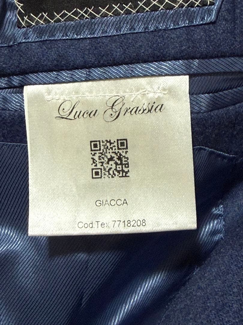 LUCA GRASSIA ルカ グラシア ウール テーラード ジャケット 44