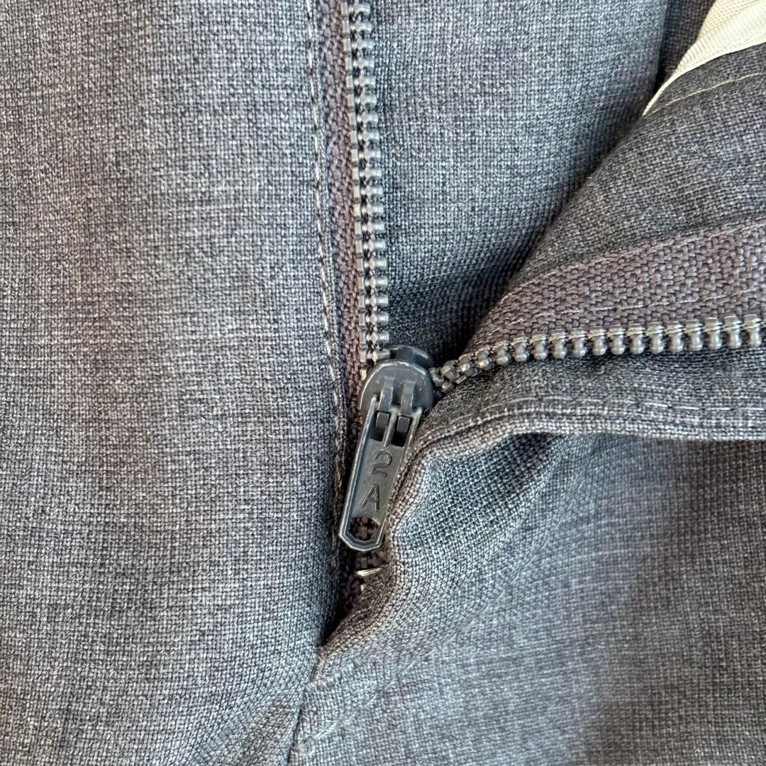 90s ARMANI COLLEZIONI ウールスラックス グレー ワンタック