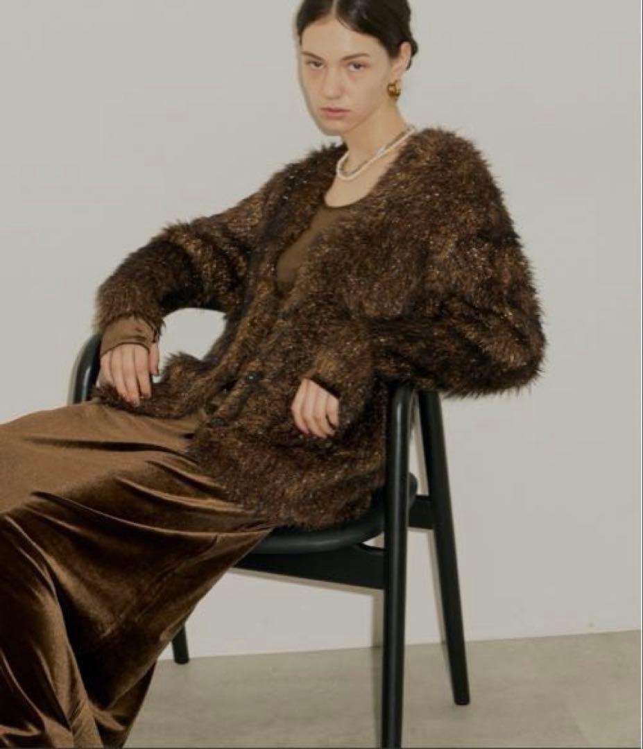 お値下げ中【yae】2way Uneck velours long dress