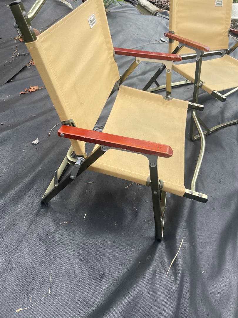 Coleman ファイヤーサイドフォールディングチェア 2脚　コヨーテ 廃盤
