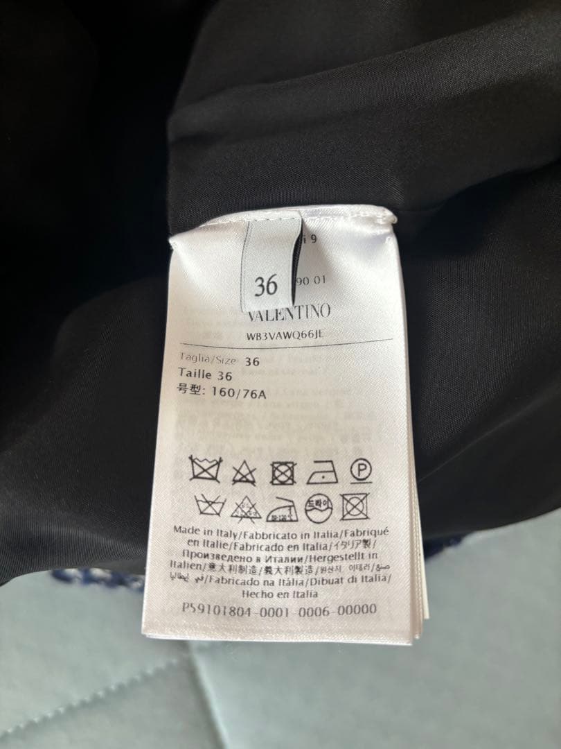 極美品　ヴァレンティノ ツィードミニワンピース　サイズ36
