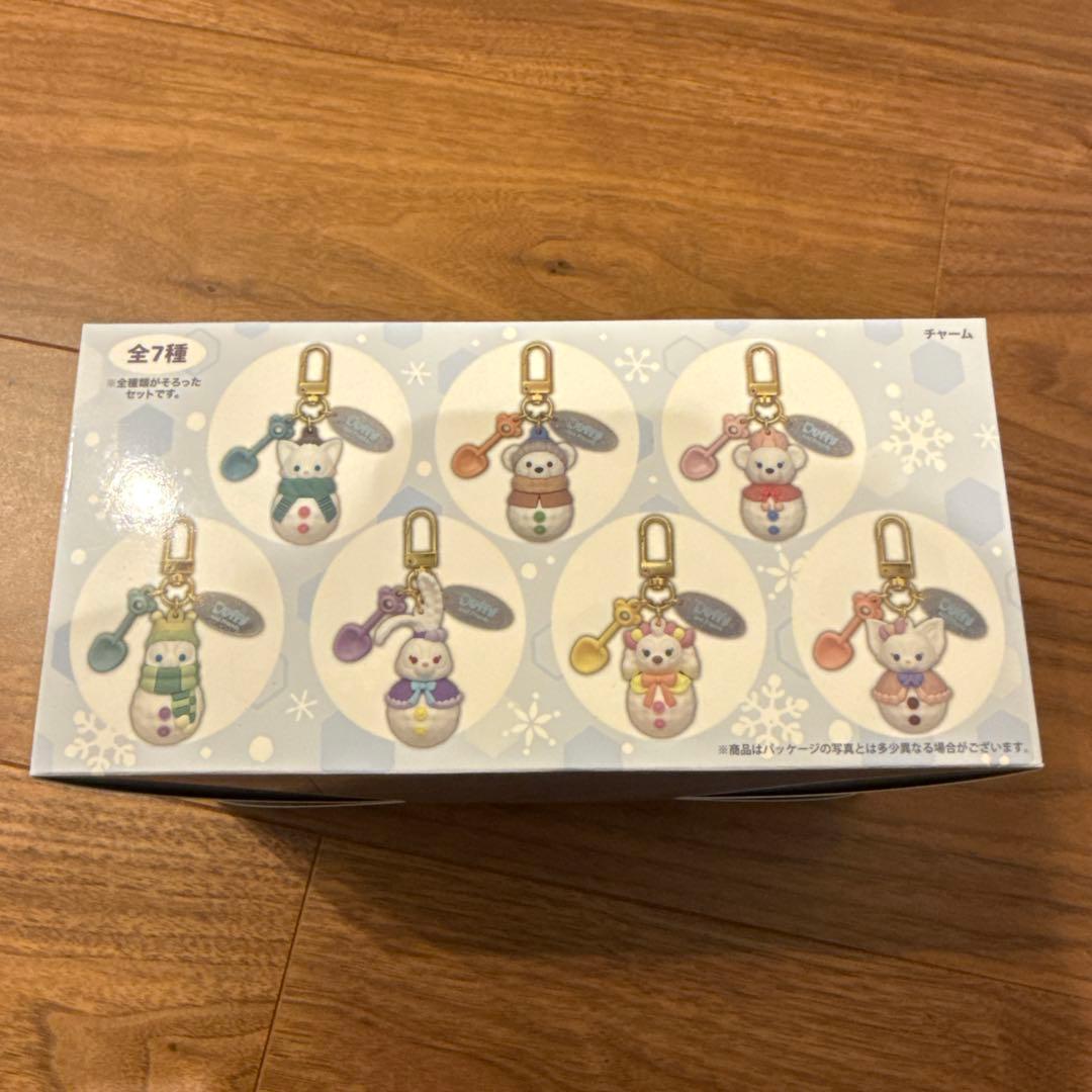 ダッフィー シークレットオブスノーウィーディ チャームセット 全7種 フルコンプ