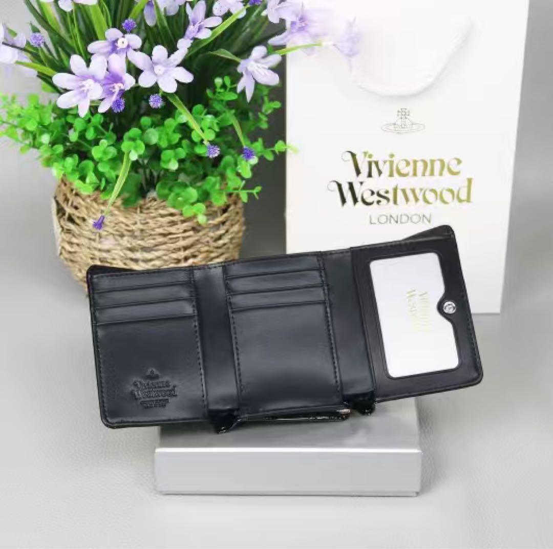 Vivienne Westwood ヴィヴィアン 三つ折り財布 レザーk7