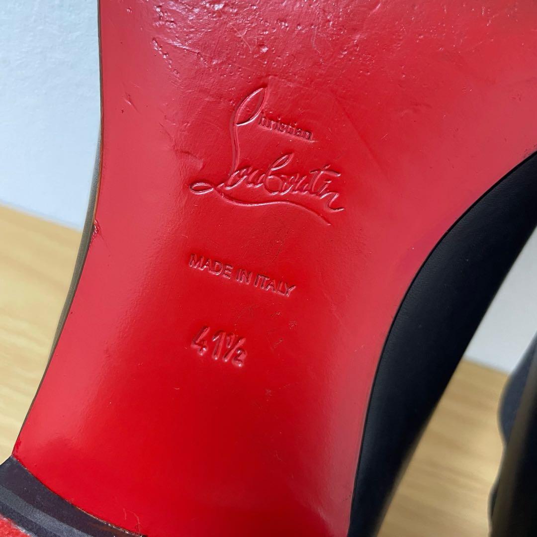 クリスチャンルブタン ドレスシューズ 革靴 ブラック　41.5