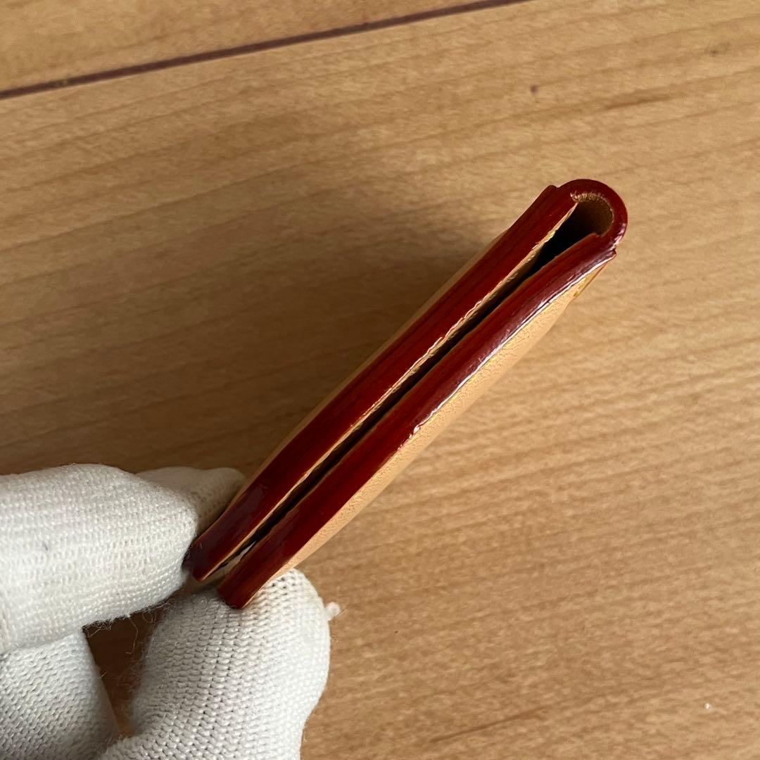 ✨️未使用保管品✨️ LOUISVUITTON マネークリップ ピンク レザー ロゴ